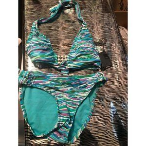 NWT Mossimo Womens Padded Bikini Swim Set SZ SP